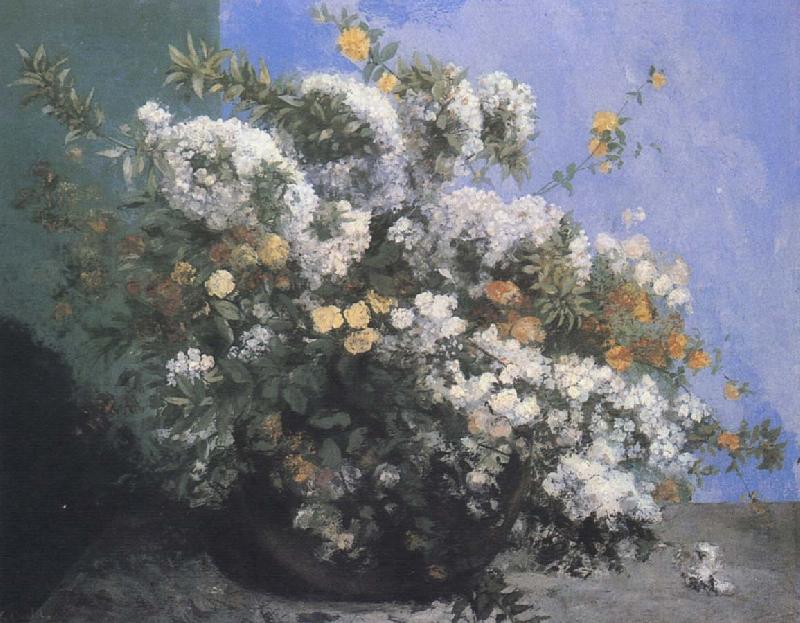 Gustave Courbet Flower oil painting picture